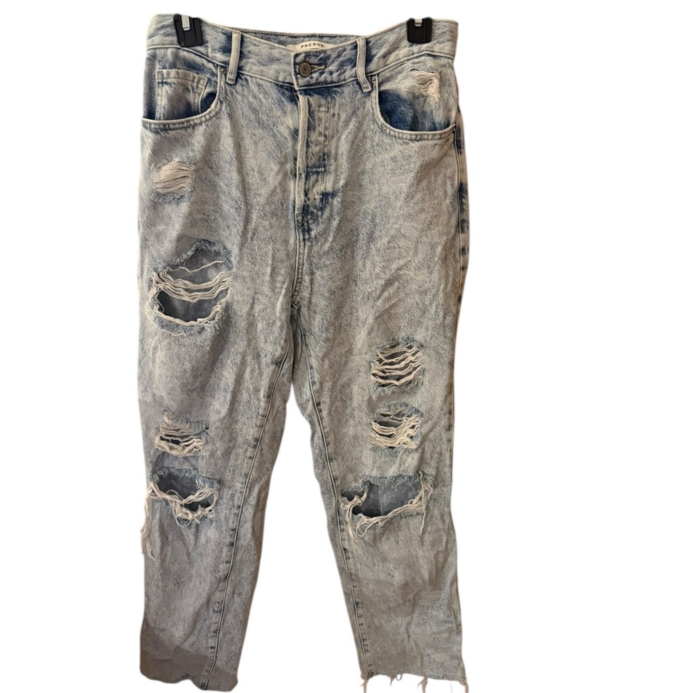 Pacsun Light Blue High Rise Straight Jeans Size 26